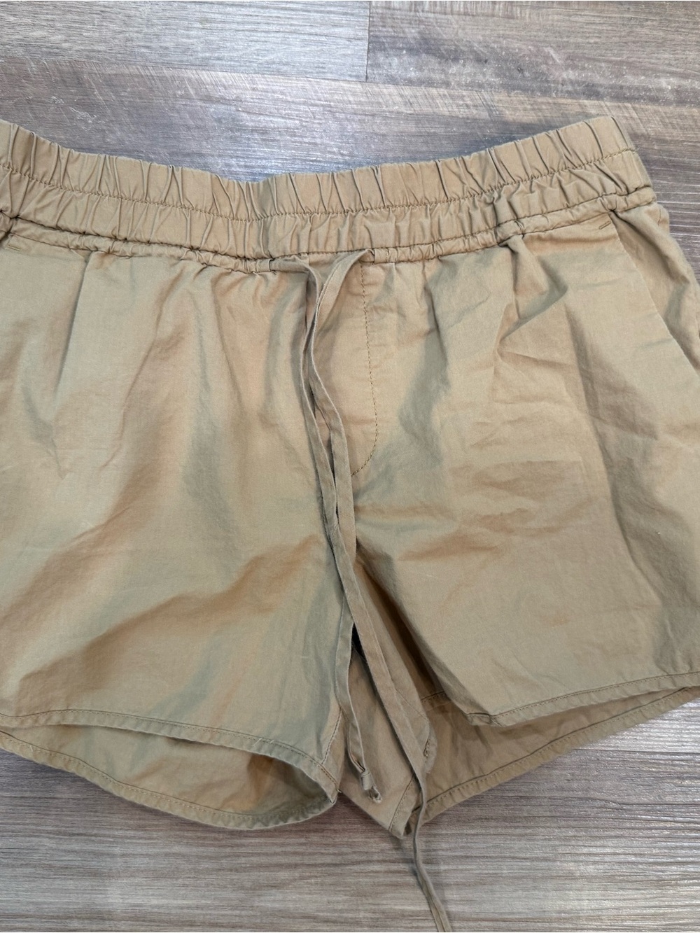 Banana Republic Tan Elastic Waist Shorts